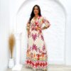 Vestido Longo Joyce com Manga